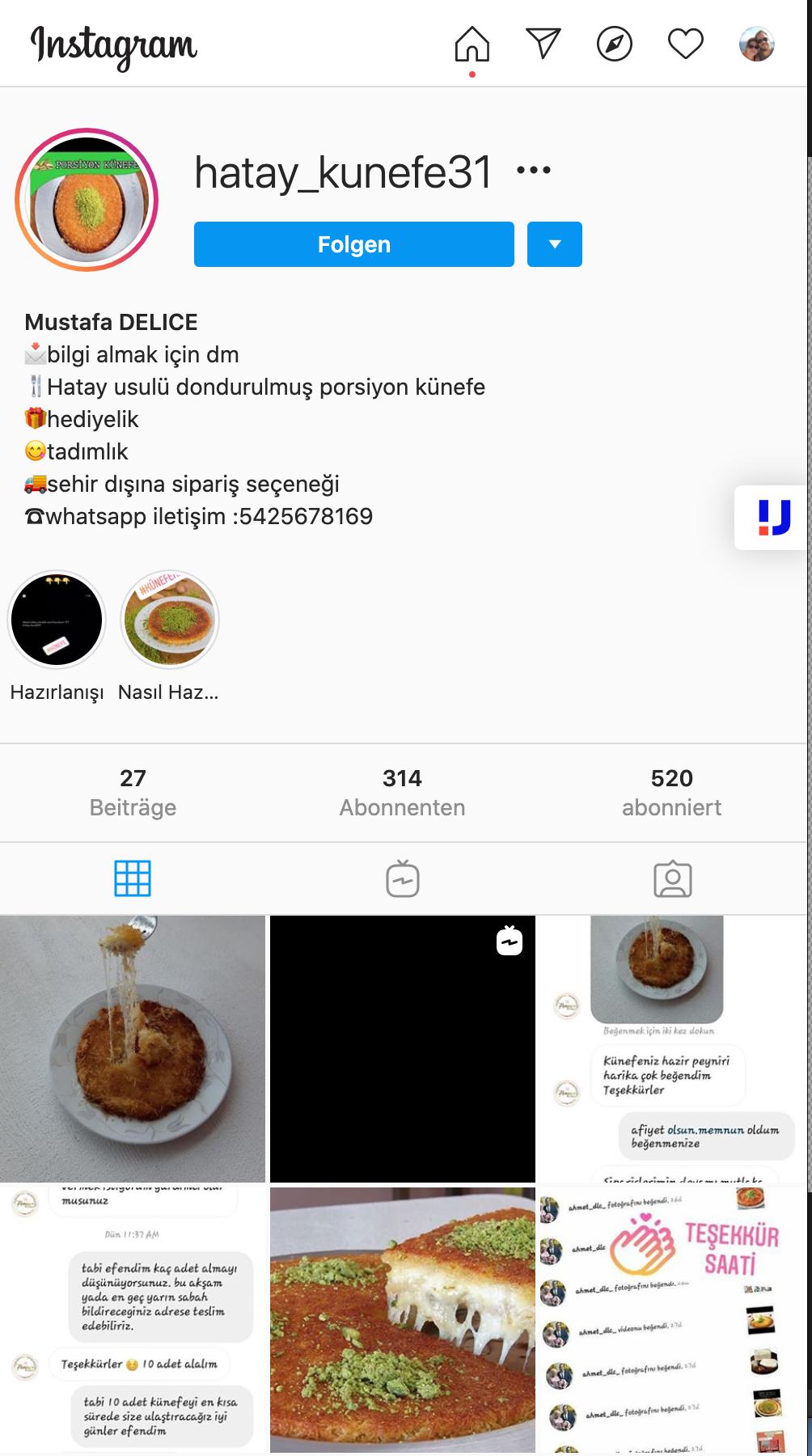 Instagram Likes Türkei