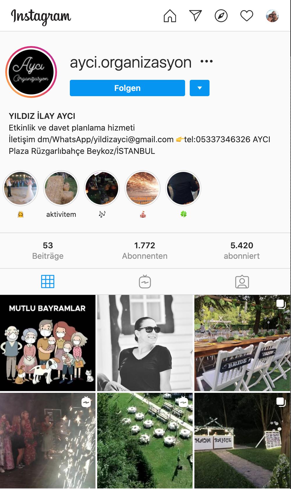 Instagram Likes Türkei