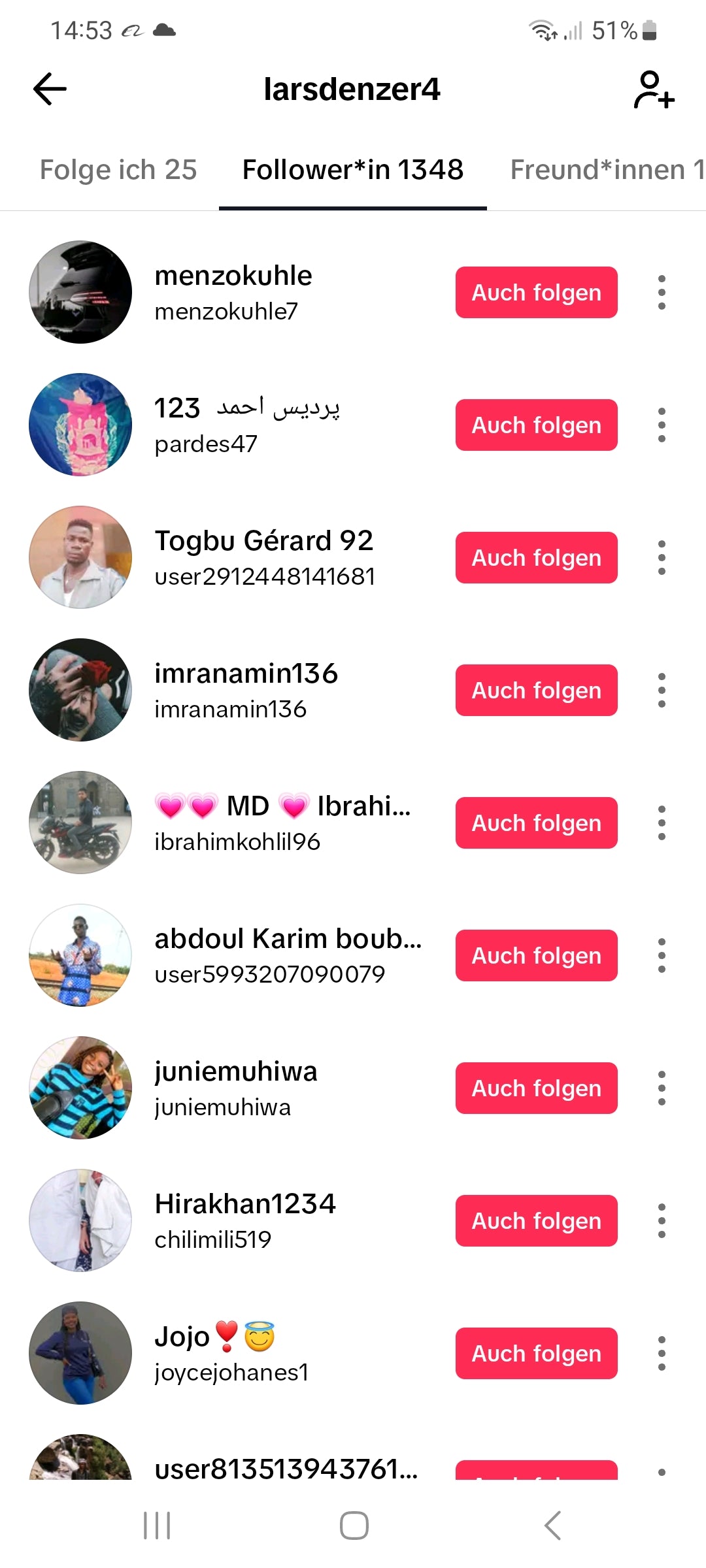 TikTok Follower kaufen Qualität Beispiel 1